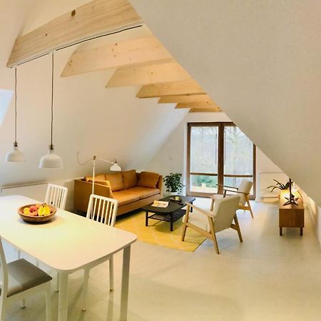 Moorblick! Grosse Dachwohnung Mit Kamin Und Sauna Leck Exterior foto