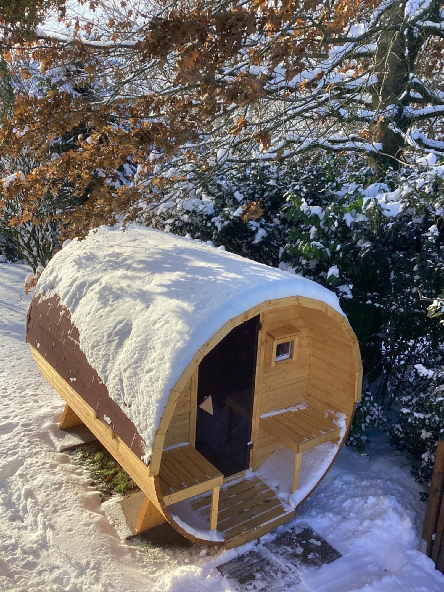 Moorblick! Grosse Dachwohnung Mit Kamin Und Sauna Leck Exterior foto